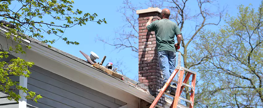 Vinyl and PVC Chimney Flashing Installation in Burlington, KY