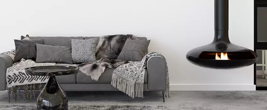 Circular Hanging Fireplace Installation Services in Burlington, KY