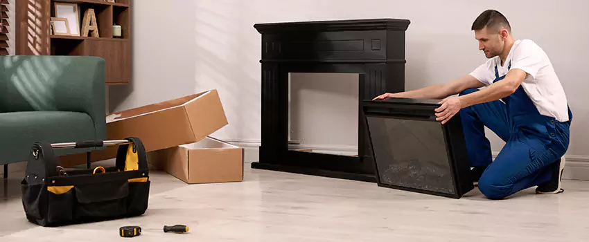 Old Rusted Metal Fireplace Repair And Replacement in Burlington, KY